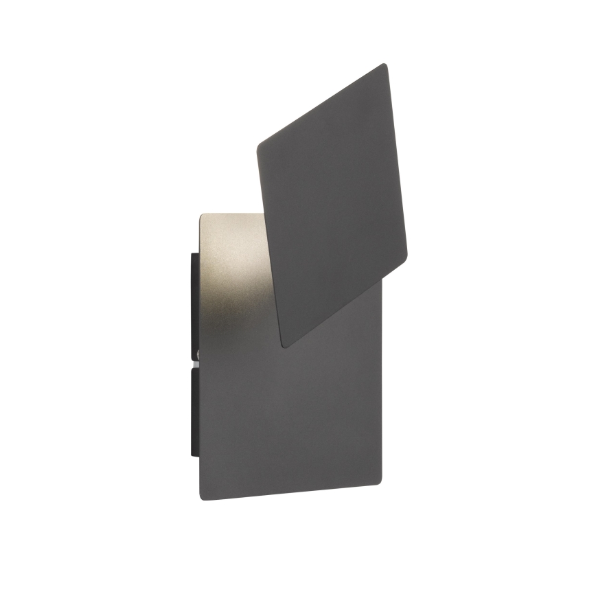 Wofi 4048-102Q - LED-seinävalaisin BAYONNE LED/6,5W/230V antrasiitti