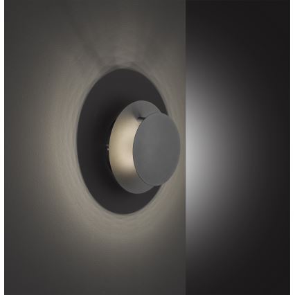 Wofi 4048-102R - LED-seinävalaisin BAYONNE LED/6,5W/230V antrasiitti