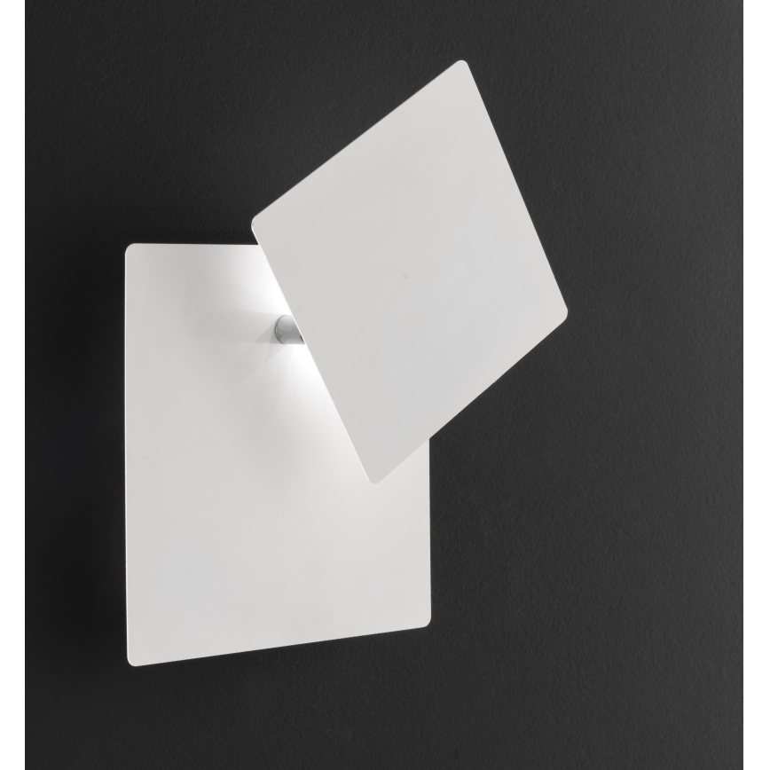 Wofi 4048-108Q - LED-seinävalaisin BAYONNE LED/6,5W/230V valkoinen