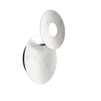 Wofi 4048-203R - LED-seinävalaisin BAYONNE LED/6,5W/230V hopea