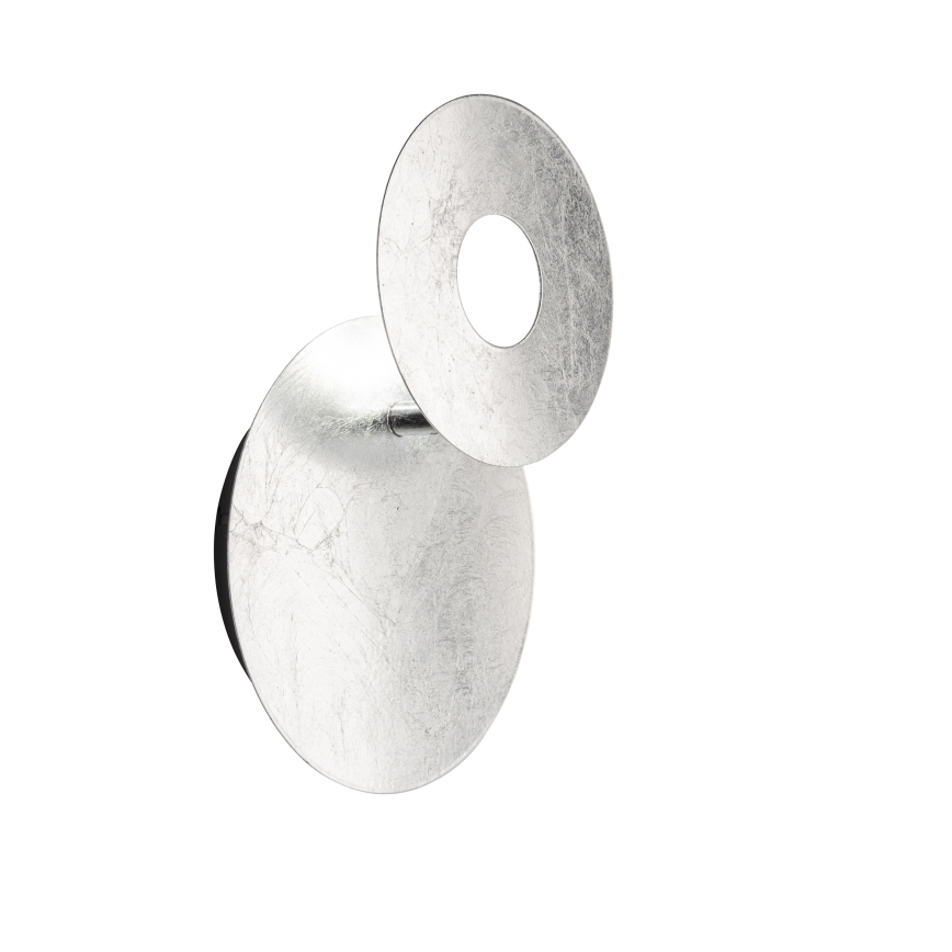 Wofi 4048-203R - LED-seinävalaisin BAYONNE LED/6,5W/230V hopea