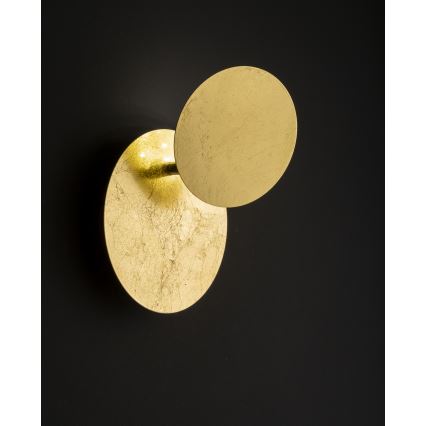 Wofi 4048-301R - LED-seinävalaisin BAYONNE LED/6,5W/230V kulta