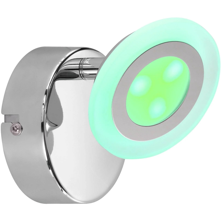 Wofi 4228.02.01.6000- LED RGB Himmennettävä kohdevalo GEMMA LED/5W/230V + kaukosäädin