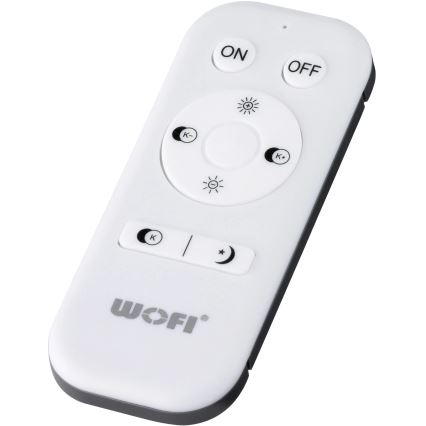 Wofi 4228.02.01.6000- LED RGB Himmennettävä kohdevalo GEMMA LED/5W/230V + kaukosäädin