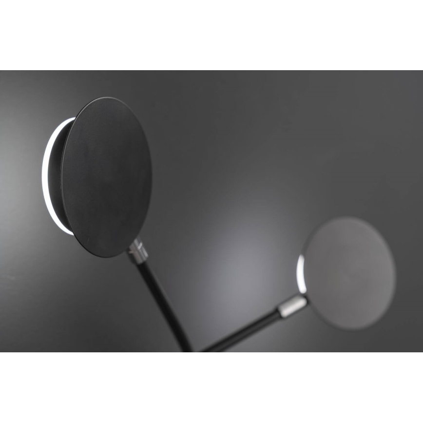 Wofi 446604109000 - LED-seinävalaisin BELIZE 4xLED/5W/230V 3000K musta