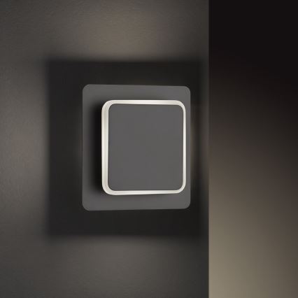 Wofi 4785.01.10.9000 - LED-seinävalaisin SUTTER LED/4,5W/230V 3000K musta