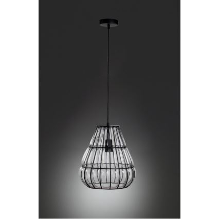 Wofi 6404.01.10.9000 - Kattokruunu johdossa BANKS 1xE27/40W/230V