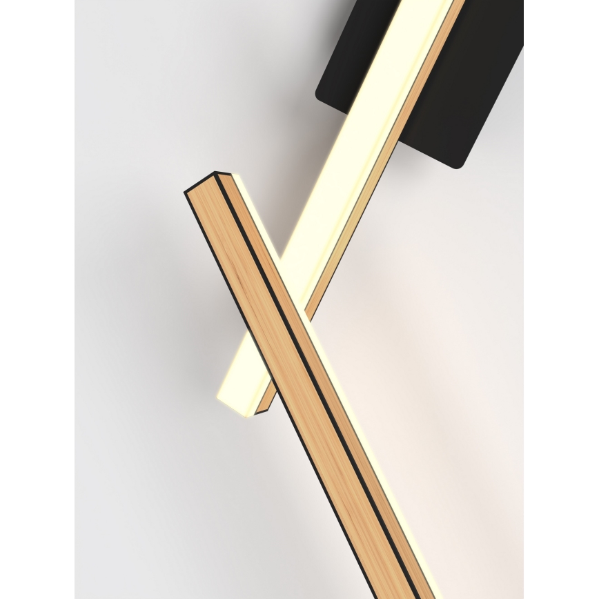 Wofi 7021-506 - Himmennettävä LED-seinävalaisin RIMINI LED/57W/230V ruskea/musta