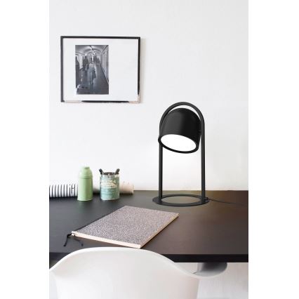 Wofi 8045-102 - LED Himmennettävä kosketuspöytävalaisin NIZZA LED/10,5W/230V musta