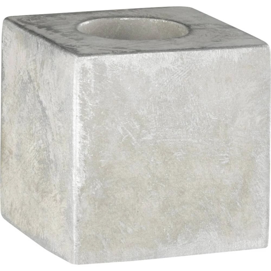 WOFI 8213.01.50.7000 - Pöytävalaisin BROAD 1xE27/10W/230V betoni