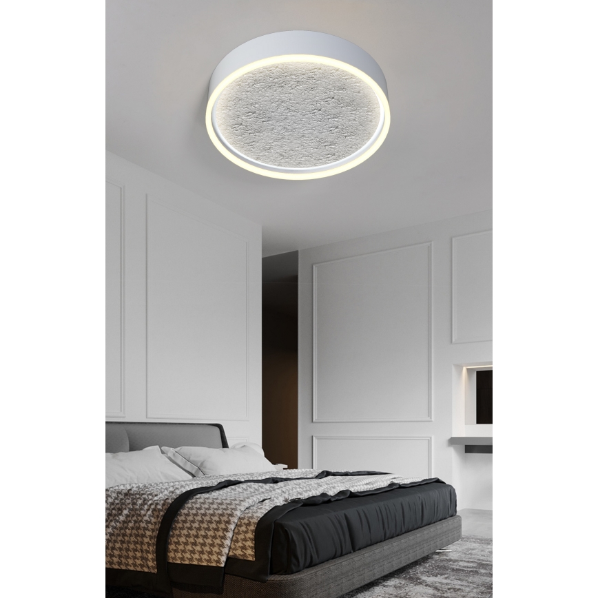 Wofi 9002-103M - Himmennettävä LED-kattovalaisin BORDEAUX LED/37W/230V hopea