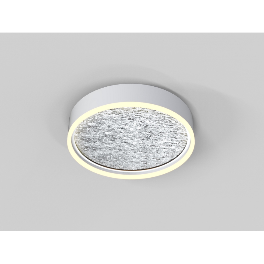 Wofi 9002-103M - Himmennettävä LED-kattovalaisin BORDEAUX LED/37W/230V hopea