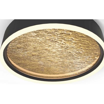 Wofi 9002-104L - Himmennettävä LED-kattovalaisin BORDEAUX LED/60W/230V musta/kulta