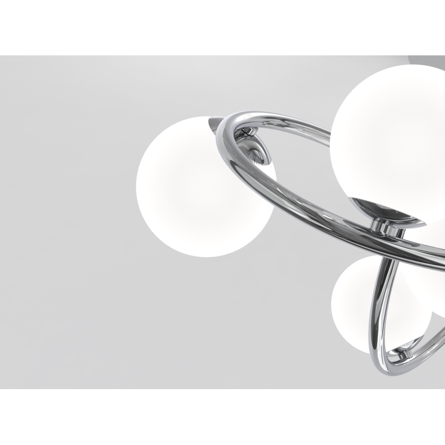 Wofi 9014-807 - Kiinteä LED-kattokruunu NANCY 8xG9/3,5W/230V kiiltävä kromi