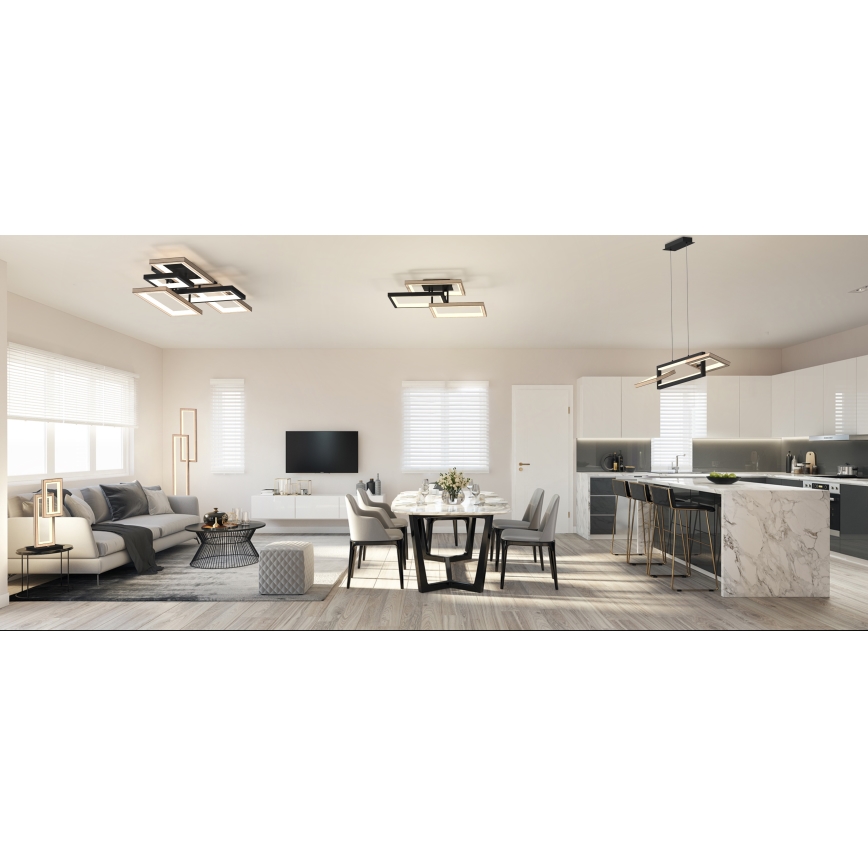 Wofi 9022-306M - LED himmennettävä kattovalaisin MATERA LED/37W/230V