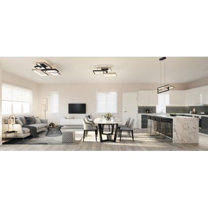 Wofi 9022-306S - LED himmennettävä kattovalaisin MATERA LED/40W/230V