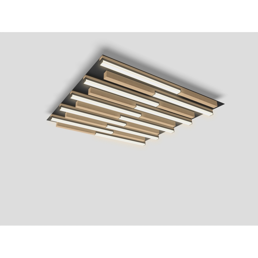 Wofi 9031-1006 - LED himmennettävä kattovalaisin PALERMO LED/40W/230V kumipuu