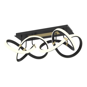 Wofi 9134-204 - LED himmennettävä kattovalaisin INDIGO LED/64W/230V musta/kulta