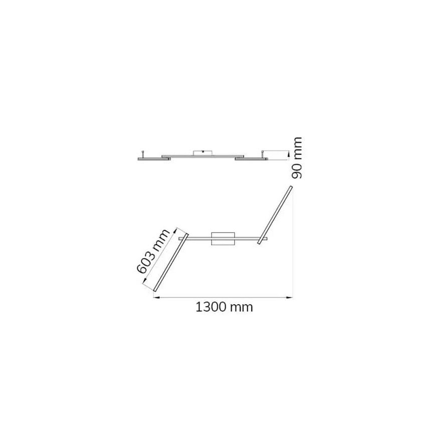 Wofi 9163.03.01.0000 - Kiinteä LED-kattokruunu CLAY 3xLED/10W/230V