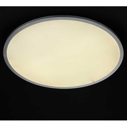 Wofi 9457.01.70.9600 - Himmennettävä LED-kattovalaisin LINOX LED/34W/230V 3000-6000K + kauko-ohjaus