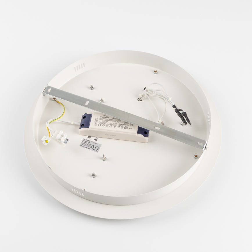 Wofi 9464.01.06.9000 - LED-kattovalaisin FLYNN, 25 W / 230 V, halkaisija 60 cm, valkoinen