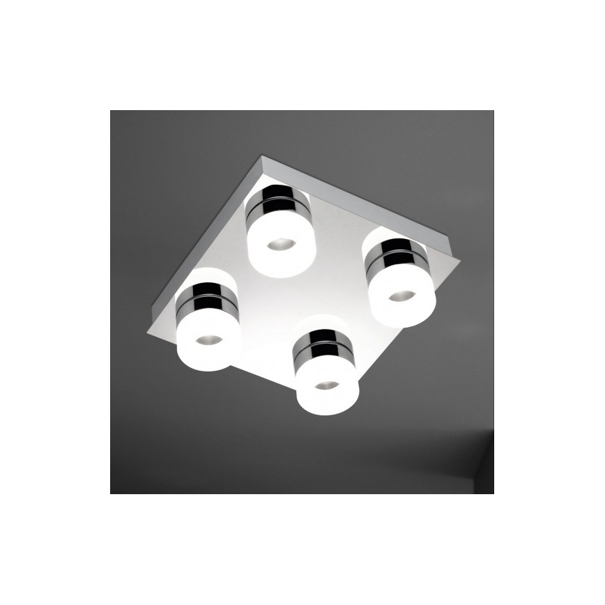 Wofi 9502.04.01.0044 - LED -kattovalaisin LUCE 4xLED / 3,6W / 230V