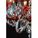 Wranovsky JWZ101083101 - Kristalli-ketjukattokruunu BRILLIANT 8xE14/40W/230V