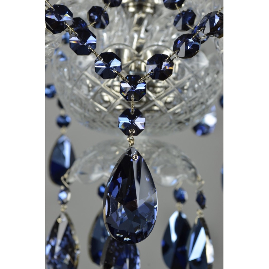 Wranovsky JWZ102052101 - Kristalli-ketjukattokruunu DE LUXE 5xE14/40W/230V