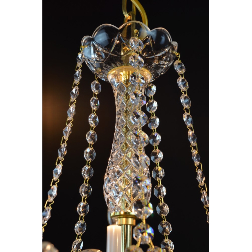 Wranovsky JWZ109052100 - Kristalli-ketjukattokruunu BALANCE 5xE14/40W/230V