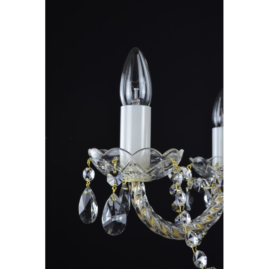 Wranovsky JWZ109052100 - Kristalli-ketjukattokruunu BALANCE 5xE14/40W/230V