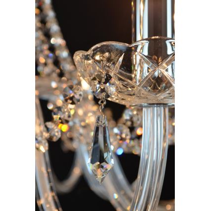 Wranovsky JWZ117122101 - Kristalli-ketjukattokruunu BONTON 12xE14/40W/230V