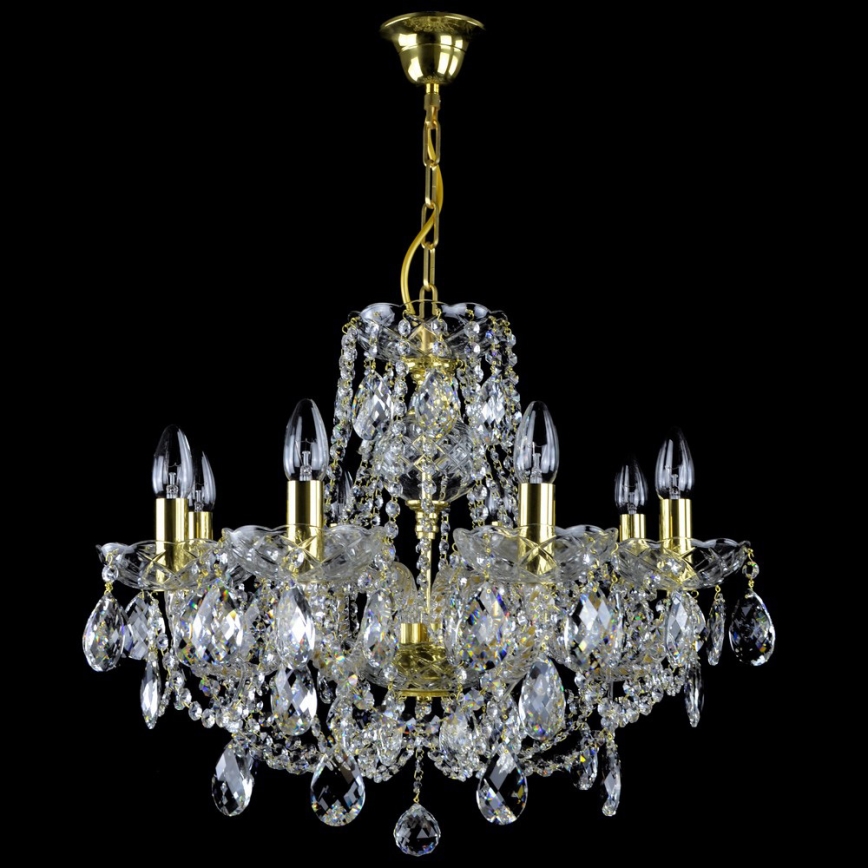 Wranovsky JWZ151082130 - Kristalli-ketjukattokruunu CLASSE 8xE14/40W/230V