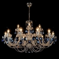 Wranovsky JWZ166182231 - Kristalli-ketjukattokruunu OCEAN 18xE14/40W/230V