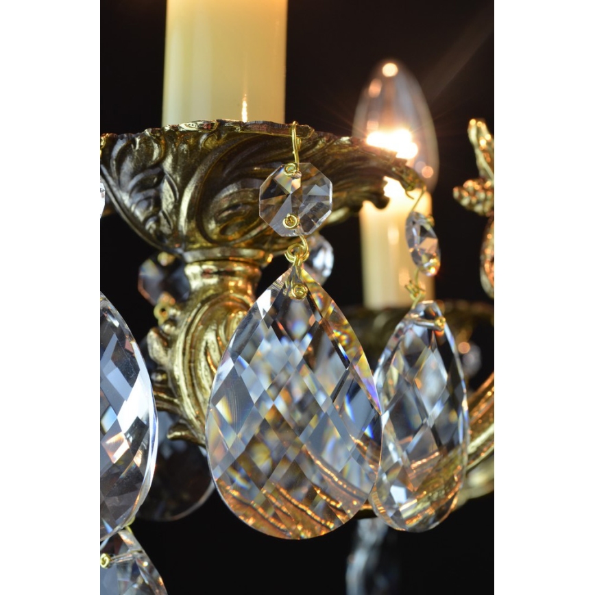 Wranovsky JWZ207061100 - Kristalli-ketjukattokruunu DRACO 6xE14/40W/230V