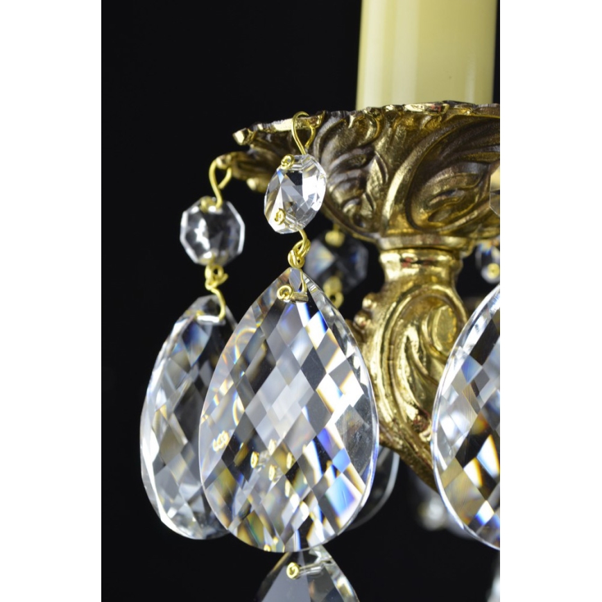 Wranovsky JWZ207061100 - Kristalli-ketjukattokruunu DRACO 6xE14/40W/230V