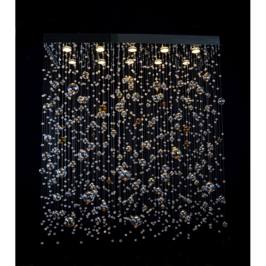 Wranovsky JWZ610100101 - Kiinteä kristallikruunu ORBIS 10xGU10/40W/230V