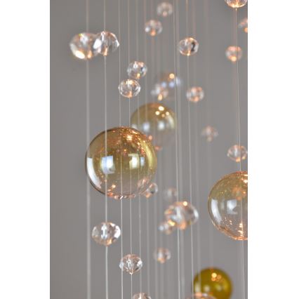 Wranovsky JWZ610100101 - Kiinteä kristallikruunu ORBIS 10xGU10/40W/230V