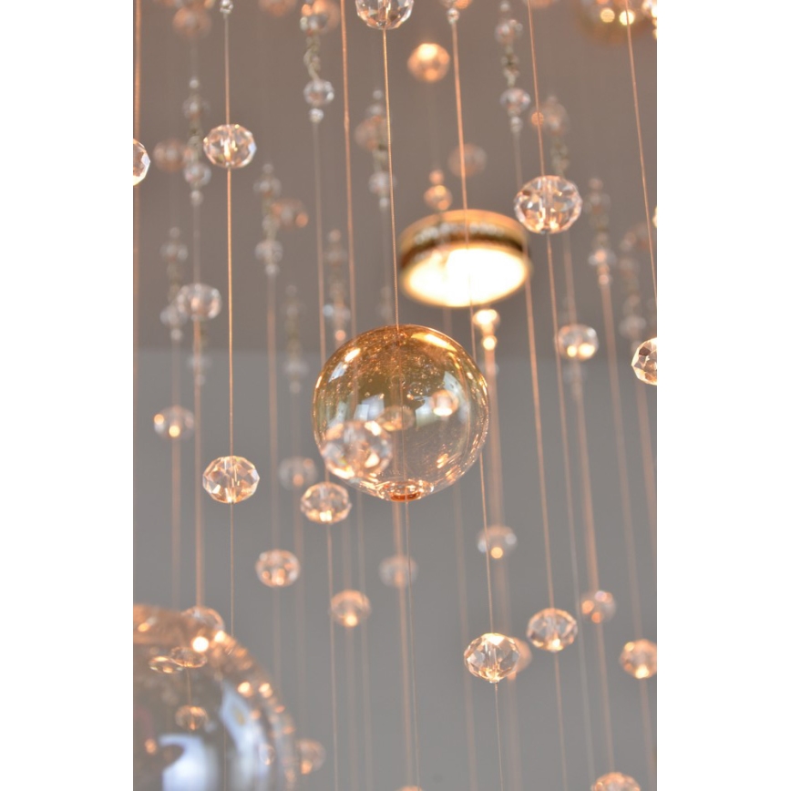 Wranovsky JWZ610100101 - Kiinteä kristallikruunu ORBIS 10xGU10/40W/230V