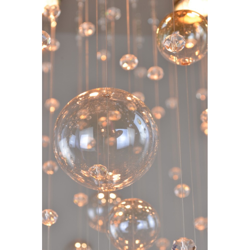 Wranovsky JWZ610100101 - Kiinteä kristallikruunu ORBIS 10xGU10/40W/230V