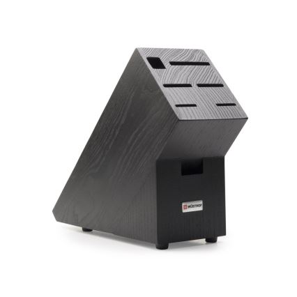 Wüsthof - Classic 8-osainen keittiöveitsisarja jalavapuinen teline mustana