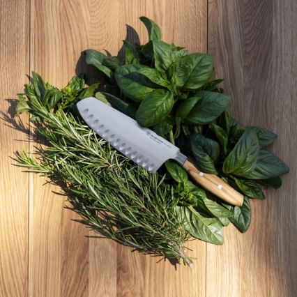 Wüsthof - Keittiöveitsi santoku AMICI 17 cm oliivipuu