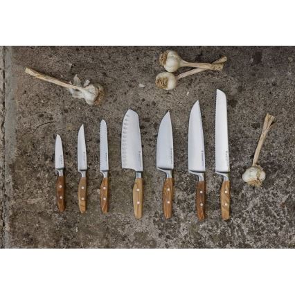 Wüsthof - Keittiöveitsi santoku AMICI 17 cm oliivipuu