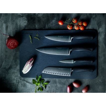 Wüsthof - Santoku-keittiöveitsi PERFORMER 17 cm musta
