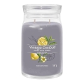 Yankee Candle - Tuoksukynttilä BLACK TEA & LEMON suuri 567g 60-90 tuntia