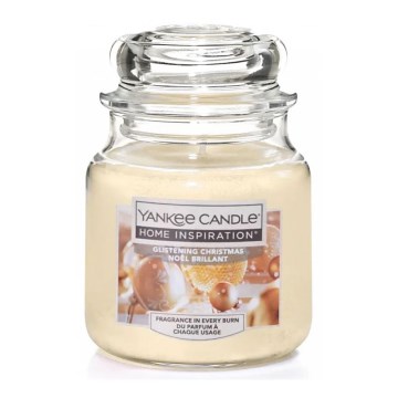 Yankee Candle - Tuoksukynttilä GLISTENING CHRISTMAS pieni 104g 20-30 h