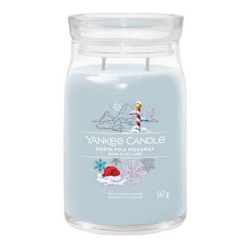 Yankee Candle - Tuoksukynttilä NORTH POLE HIDEAWAY suuri 567g 60-90 tuntia