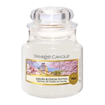 Yankee Candle - Tuoksukynttilä SAKURA BLOSSOM FESTIVAL pieni 104g 20-30 h