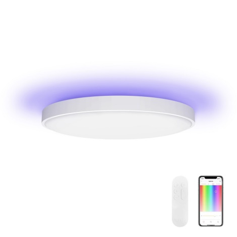 Yeelight -Himmennettävä LED-RGB-kattovalaisin ARWEN 450S LED/50W/230V CRI 90 + kaukosäädin Wi-Fi/BT