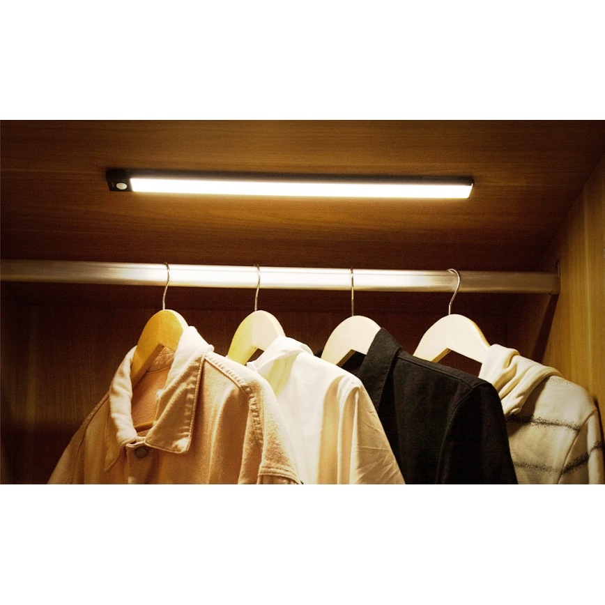 Yeelight - LED himmennettävä ladattava kalustevalaisin sensorilla LED/2,3W/1500 mAh 4000K 40 cm hopea