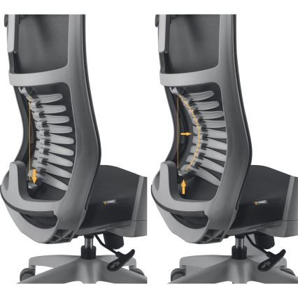 Yenkee - Työtuoli musta/harmaa